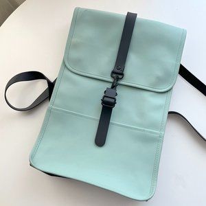 RAINS Mini Laptop Waterproof Backpack ✧ Dusty Mint Green ✧
